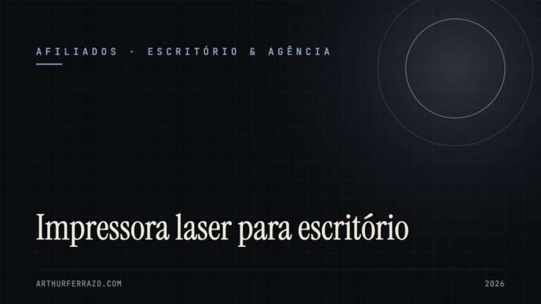 Capa do guia: Impressora laser para escritório
