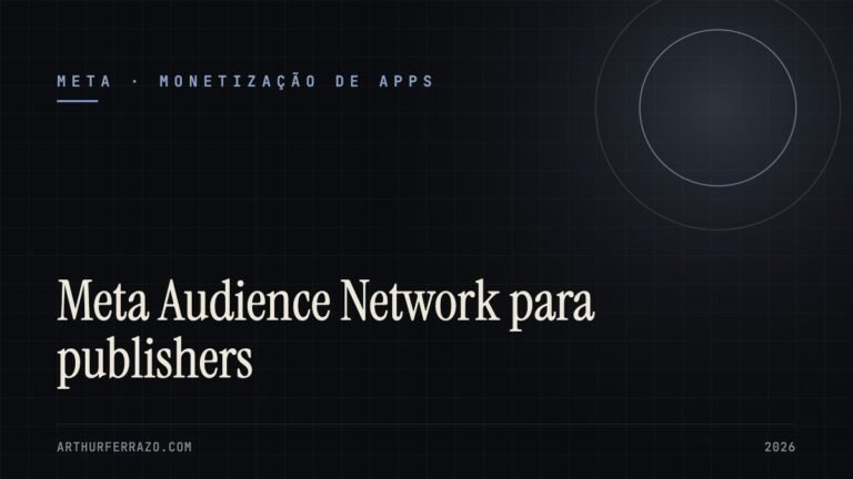Capa do guia: Meta Audience Network para publishers