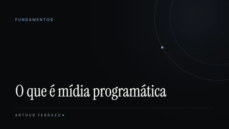 O que é mídia programática: guia completo para iniciantes (2026)