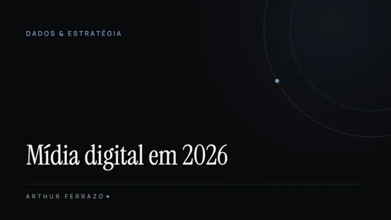 Mídia digital em 2026: o que muda e como proteger seu ROI