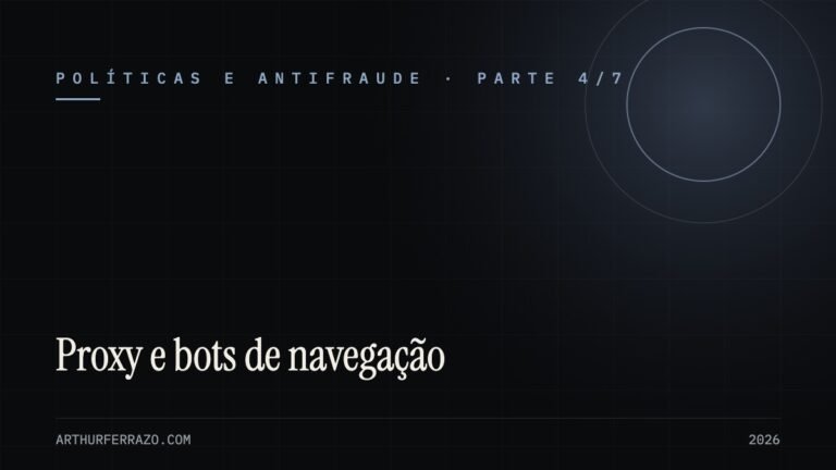 Proxies e bots de navegação gerando tráfego inválido